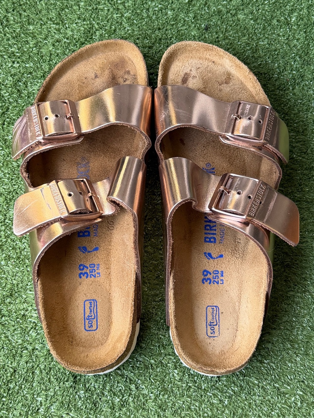 Birkenstock Arizona Metallic Copper Women’s Sandals